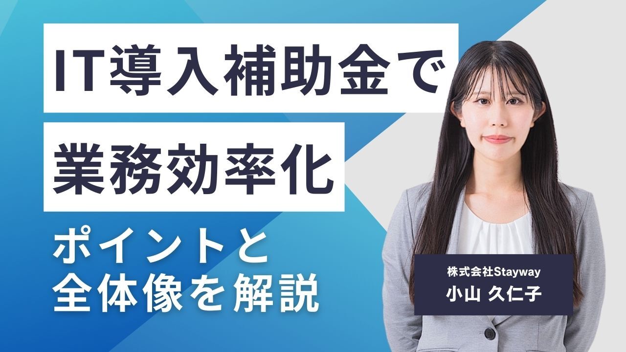 IT導入補助金で業務効率化!ポイントと全体像を解説