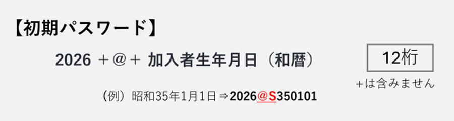 初期パスワード