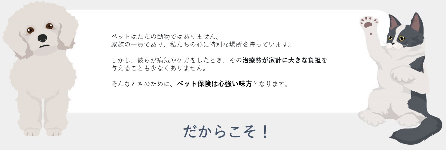 なぜ、ペット保険が必要なの?